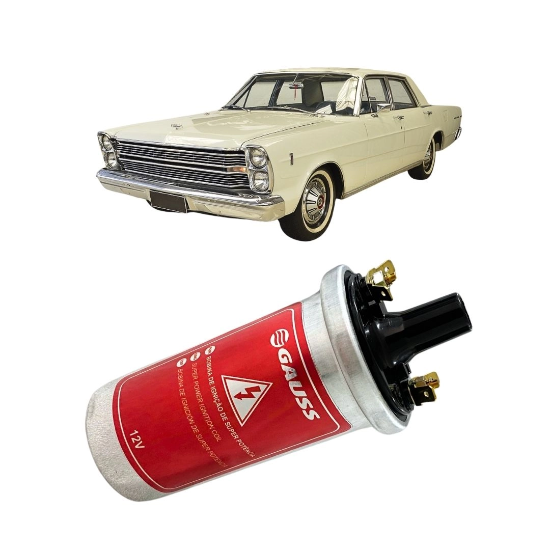 Bobina Ignição 12v Para Galaxie 500 1967 a 1968 542905115