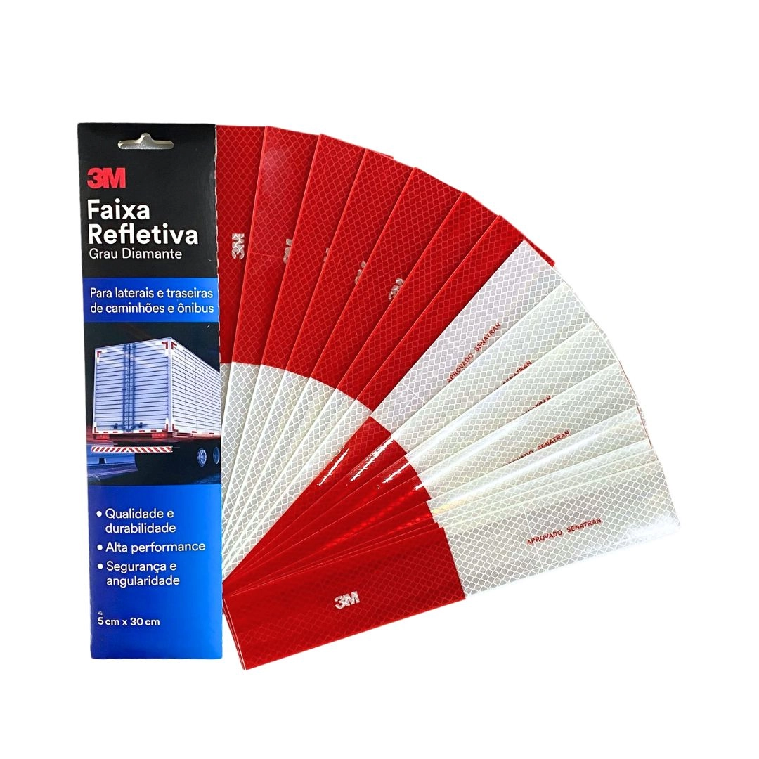 Kit 15 Faixas Refletivas Lateral 3M Original Kit 15 Faixas Refletivas Lateral 3M Original