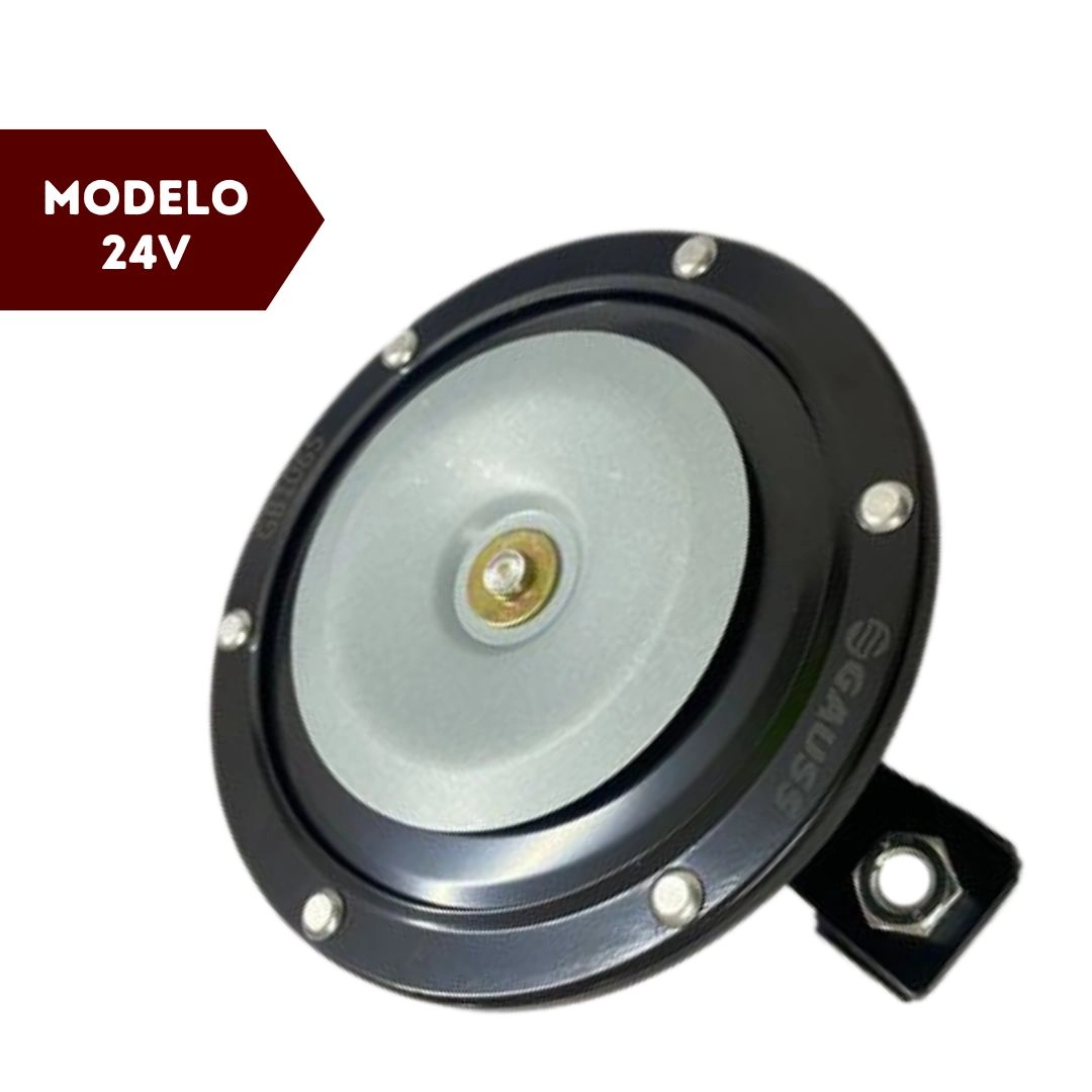Buzina Disco 24V Som Para Caminhão MB Universal Gauss Buzina Disco 24V Som Para Caminhão MB Universal Gauss