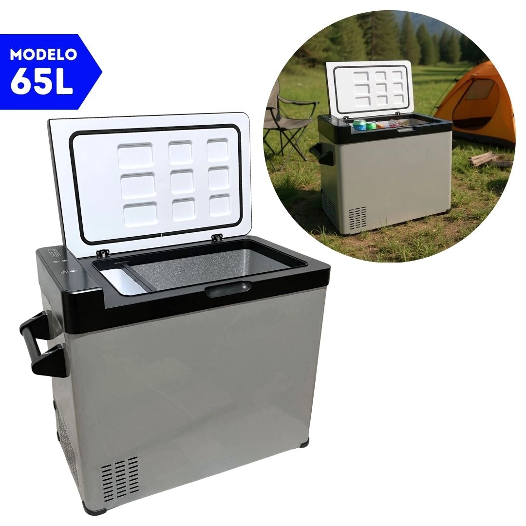 Geladeira 65 Litros 12V/24V 110v/220v Caminhão Ônibus Van