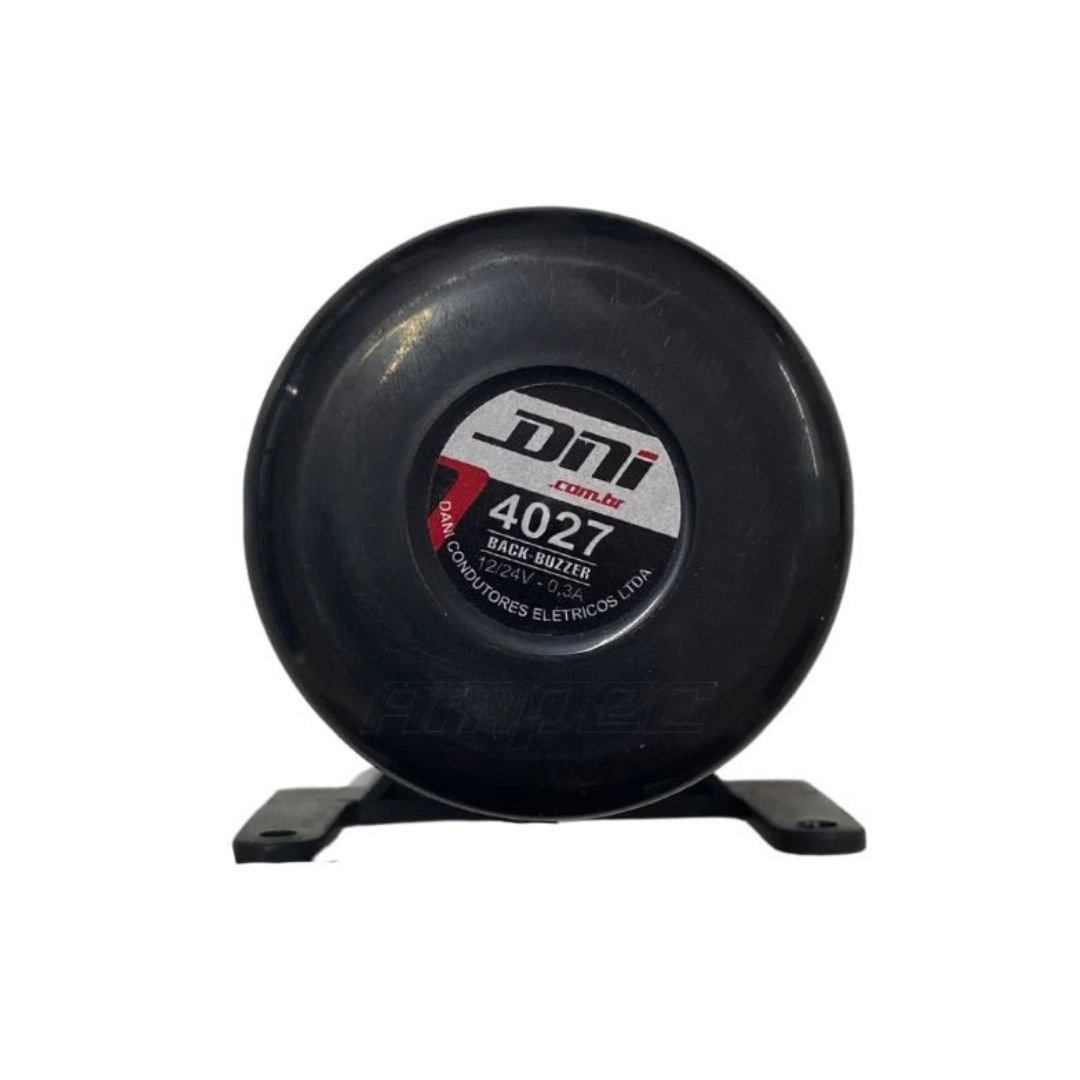 Sirene Alarme Intermitente Marcha Ré Bivolt 12v/24v Sirene Ré Caminhão Carreta Van Utilitários DNI 4027
