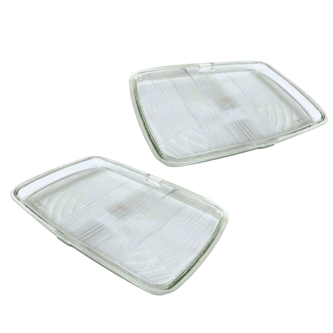 Par Lente Vidro Farol Principal Compatível MB 608 LD/LE