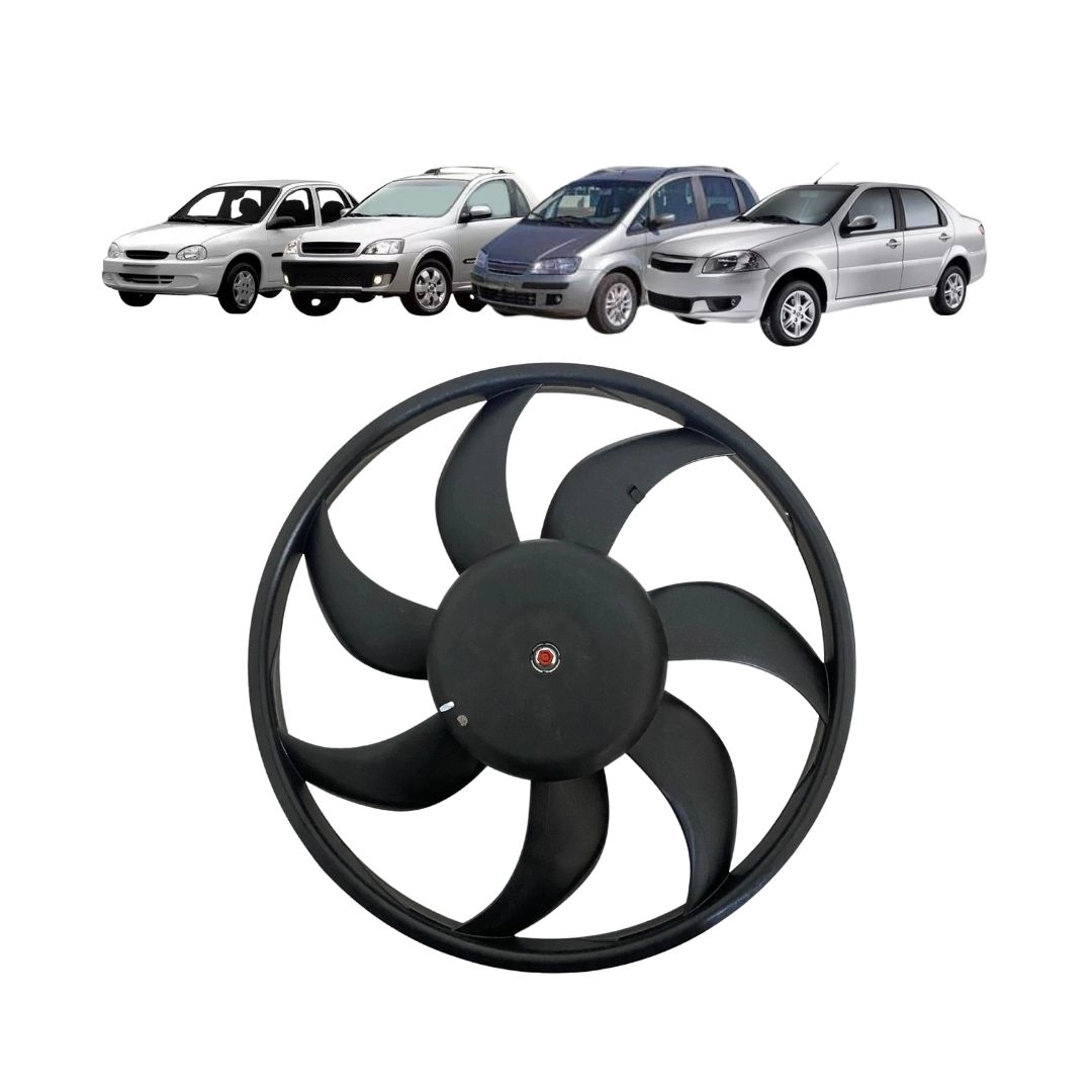 Ventoinha Radiador GM Corsa Montana Fiat Uno Palio Idea 100w