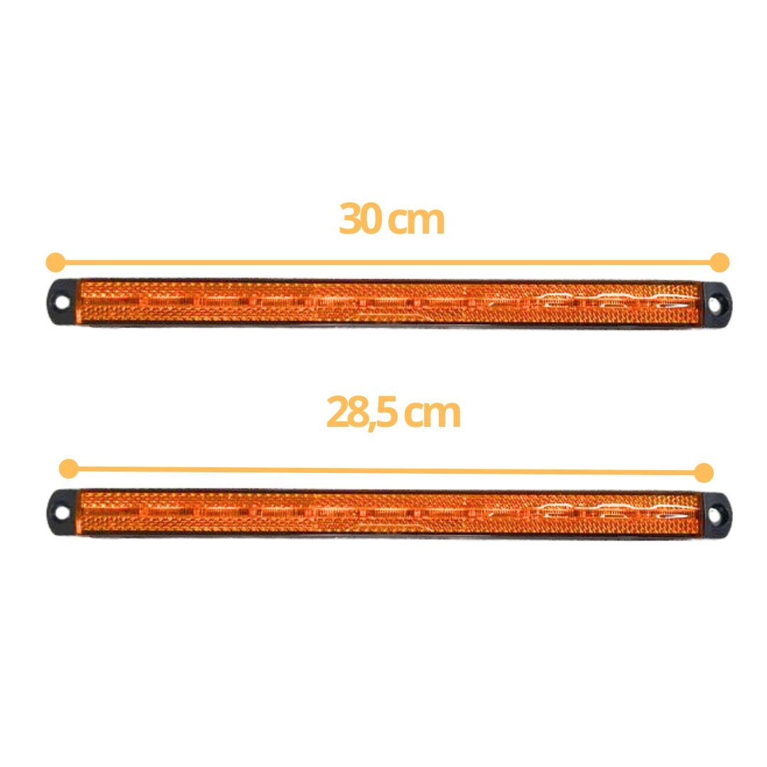 Lanterna Posição Delimitadora LED C/ Refletor e Suporte WIDE Lanterna Posição Delimitadora LED C/ Refletor e Suporte WIDE