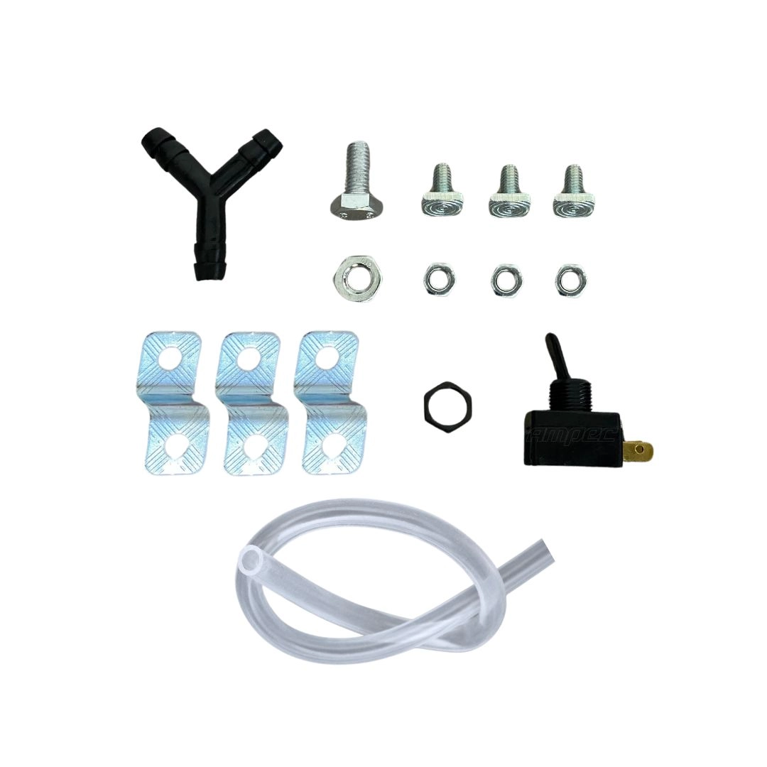 Buzina a Ar Para Carros Caminhões e Barcos 3 Cornetas Com Compressor e Mangueira 12v Universal 