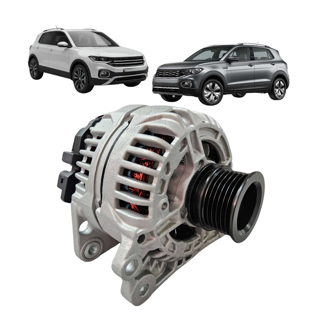 Alternador 90a Para T-Cross 1.0 12V 2019 a 2024 ZEN 41003 Alternador 90a Para T-Cross 1.0 12V 2019 a 2024 ZEN 41003