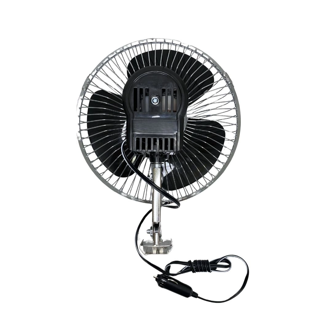 Ventilador Carro Caminhão Van Ônibus Metal 8 polegadas 12V Ventilador Carro Caminhão Van Ônibus Metal 8 polegadas 12V