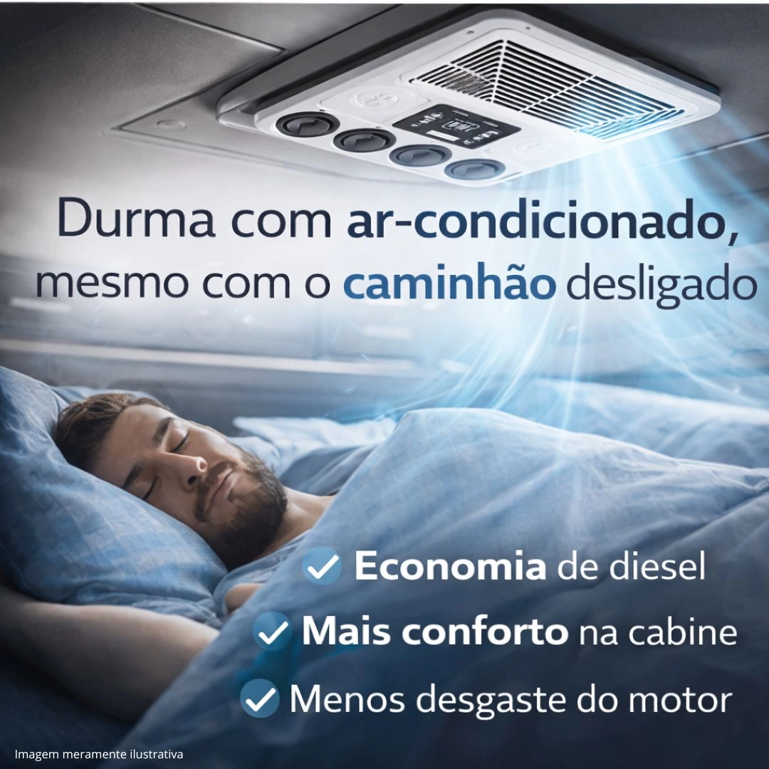 Kit Ar-Condicionado Para Caminhão Motorhome Van Trator Teto Elétrico Portátil Inverter 24v 9000 BTUs Kit Ar-Condicionado Para Caminhão Motorhome Van Trator Teto Elétrico Portátil Inverter 24v 9000 BTUs