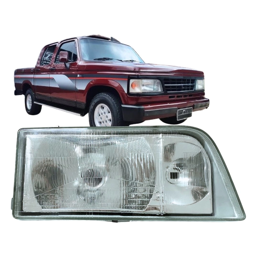 Farol Para GM A20 C20 D20 93 a 96 Lente Vidro Lado Direito