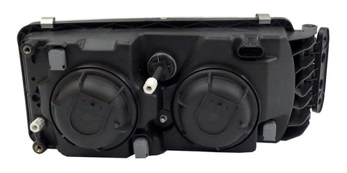 Kit Farol Para Iveco Stralis Tector Após 2006 Fundo Cromado