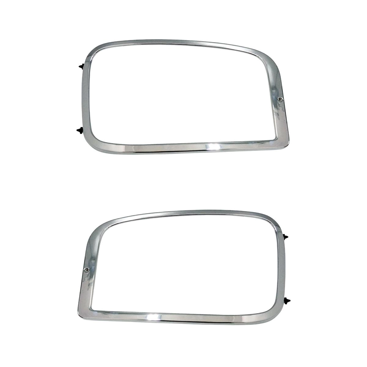 Kit Farol Principal Pisca e Moldura Para MB Axor