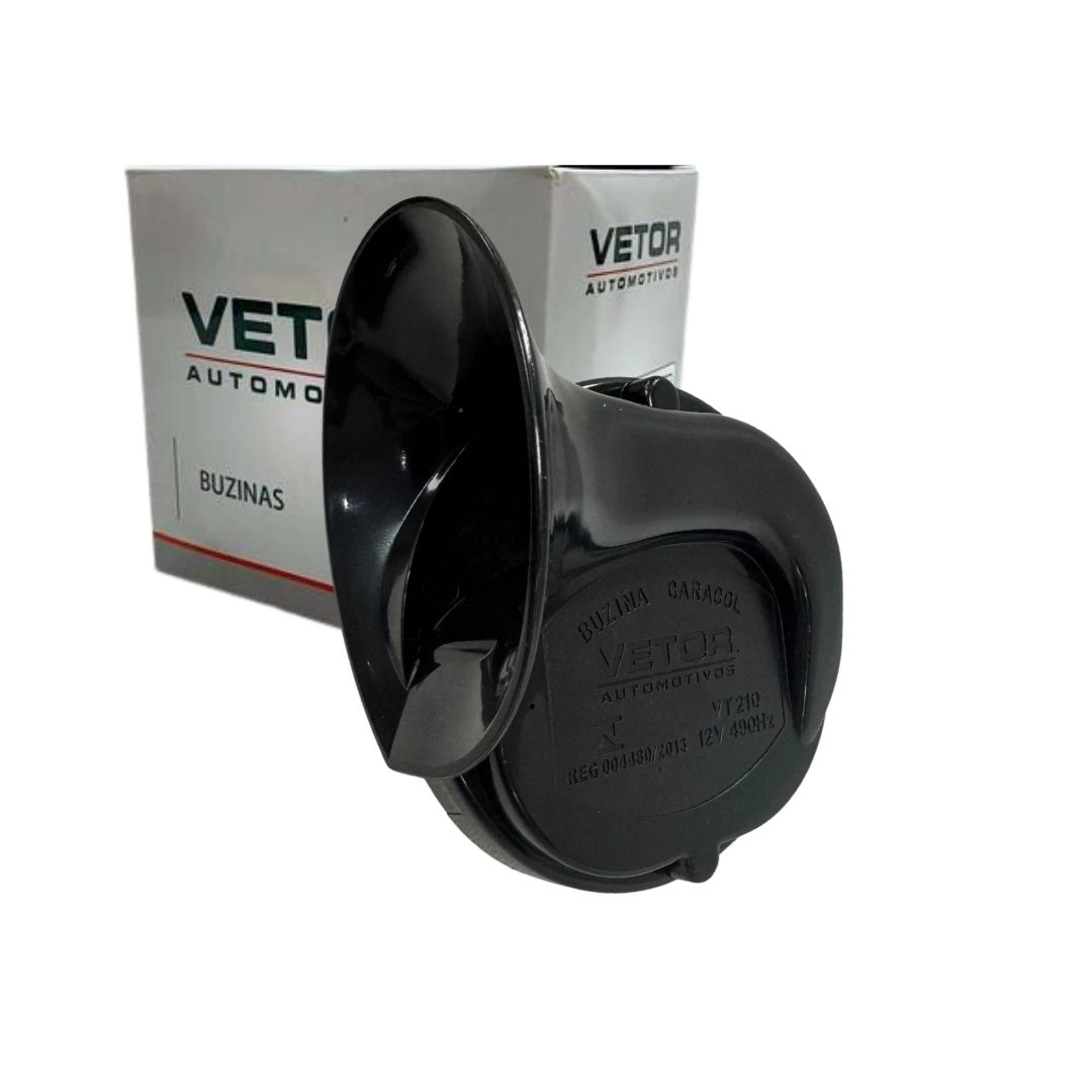 Buzina Caracol Para Volkswagen Gol Fox Saveiro Parati Carro 12v Original GB1057