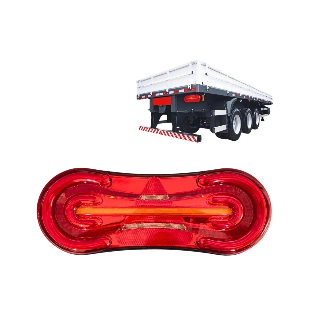 Lanterna Traseira Carreta Para Facchini 19 LED 24V LD