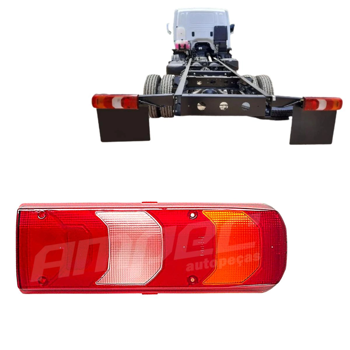 Lente Lanterna Traseira Para MB Axor Actros Accelo Lente Lanterna Traseira Para MB Axor Actros Accelo