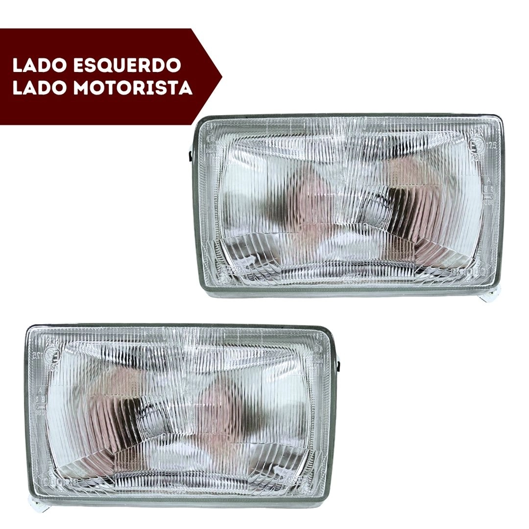 Par Farol Para Santana Quantum 1985 a 1990 Vidro LD LE