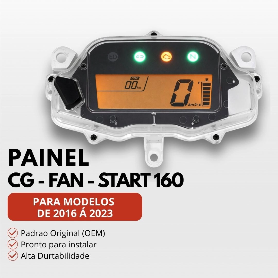 Painel Digital Velocímetro Para Honda CG Start Fan Cargo 160 2016 a 2024 2016 a 2017 90290920 Magnetron Painel Digital Velocímetro Para Honda CG Start Fan Cargo 160 2016 a 2024 2016 a 2017 90290920 Magnetron