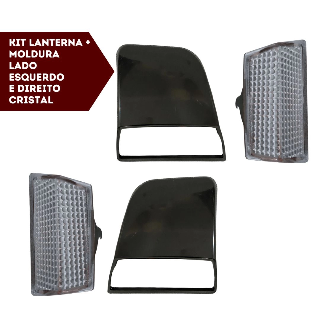 Kit Lanterna Pisca Seta ParaVolvo FH FM 2004 Cristal Kit Lanterna Pisca Seta ParaVolvo FH FM 2004 Cristal