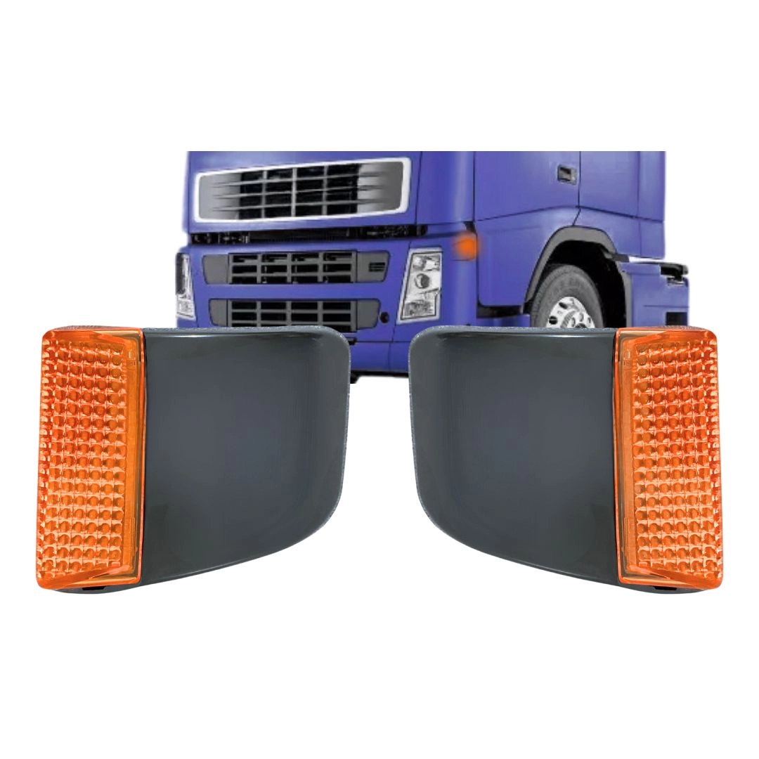 Kit Lanterna Pisca Seta ParaVolvo FH FM 2004 Âmbar Kit Lanterna Pisca Seta ParaVolvo FH FM 2004 Âmbar