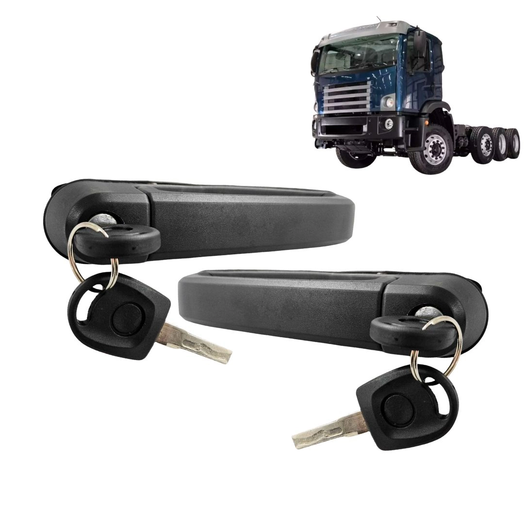 Par Maçaneta Externa Para VW Compactor Após 2017 Com Chaves