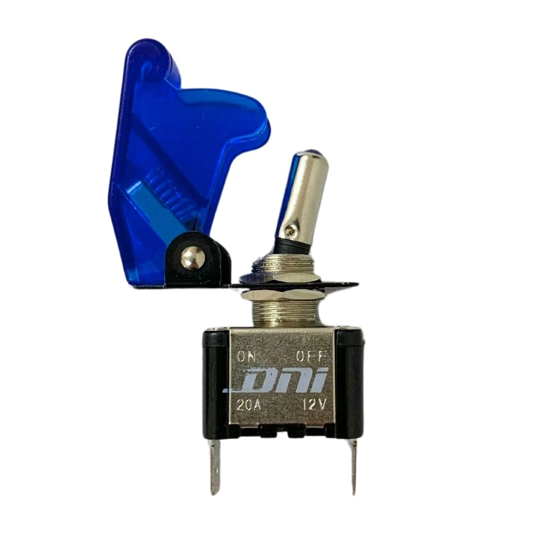 Chave Tipo Caça 2 Posições Botão Liga Desliga 12v LED Azul