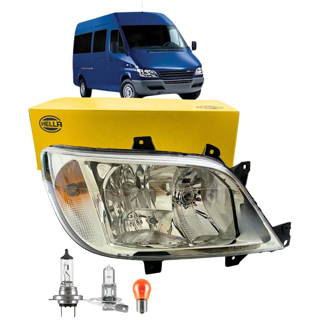 Farol Para Sprinter 308 310 311 312 313 CDI 2000 a 2006 LD