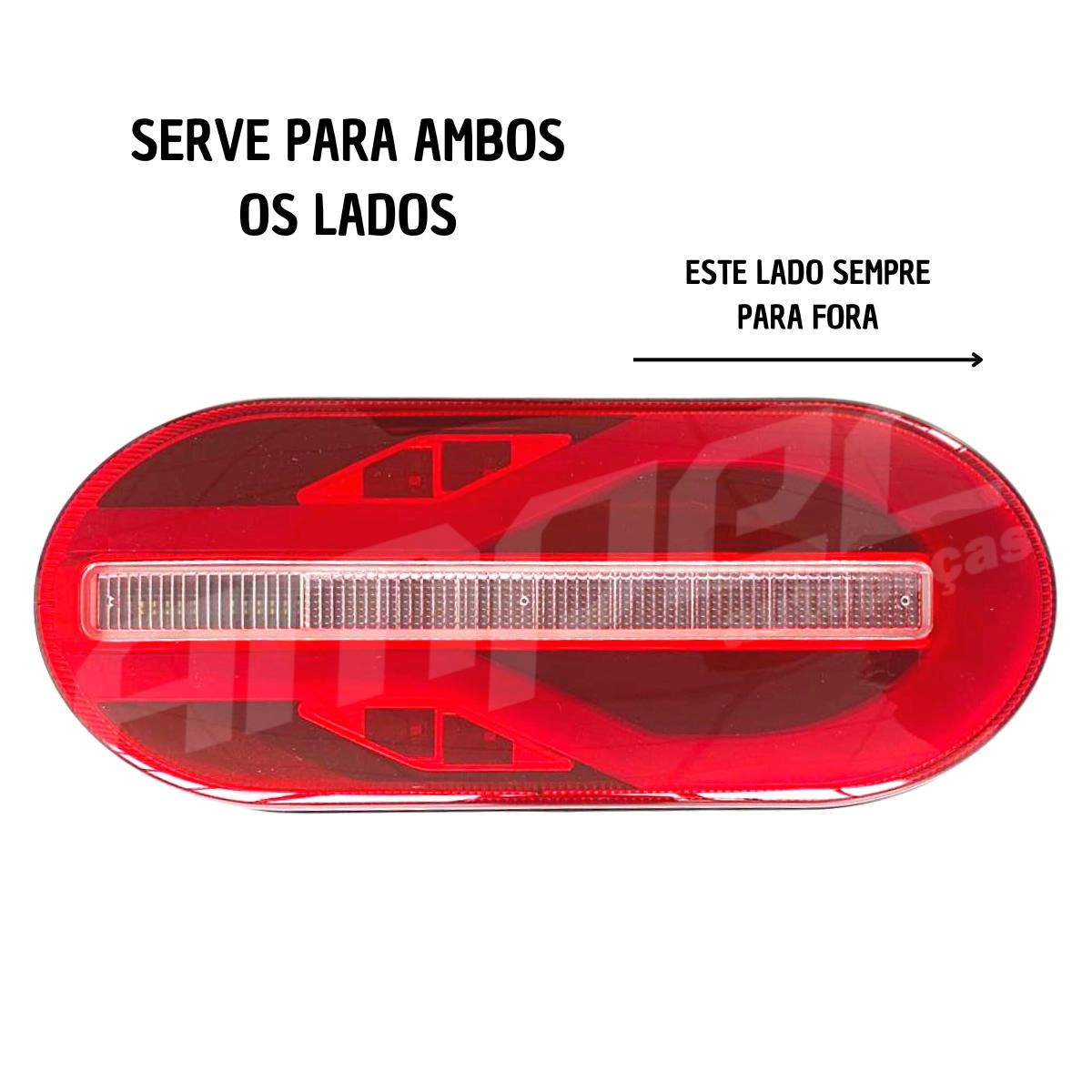 Lanterna Traseira LED 24V Carreta Randon Módulo R RED Lanterna Traseira LED 24V Carreta Randon Módulo R RED