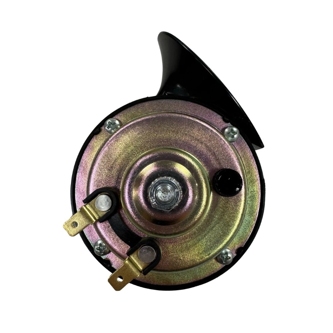 Buzina Caracol 12v 2 Terminais Som Forte Carro Moto Caminhão Universal Com Suporte VT213