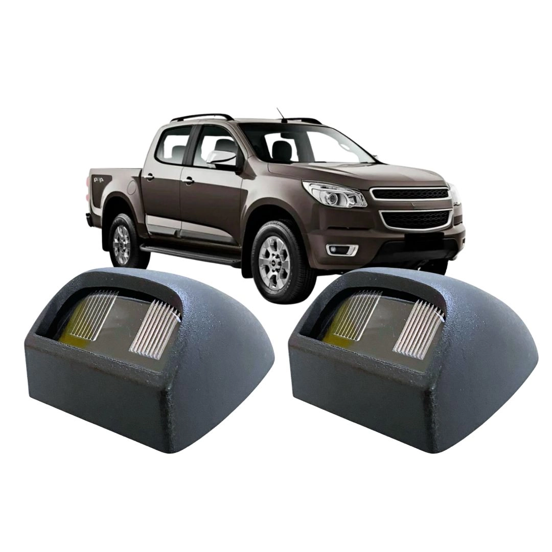 Par Lanterna de Luz Placa Para GM S10 Após 13 Sem Soquete