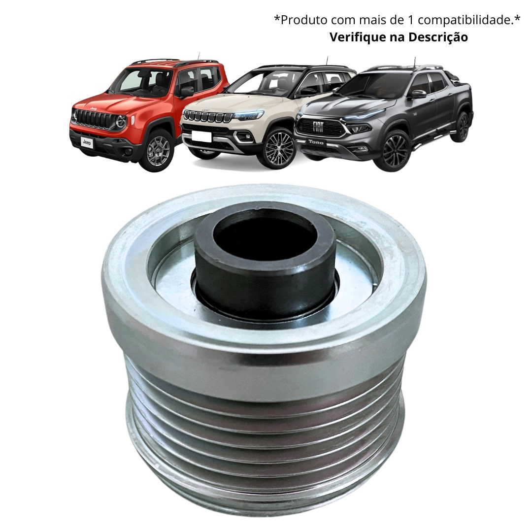 Polia Roda Livre Alternador Toro Compass Renegade ZEN Z5708
