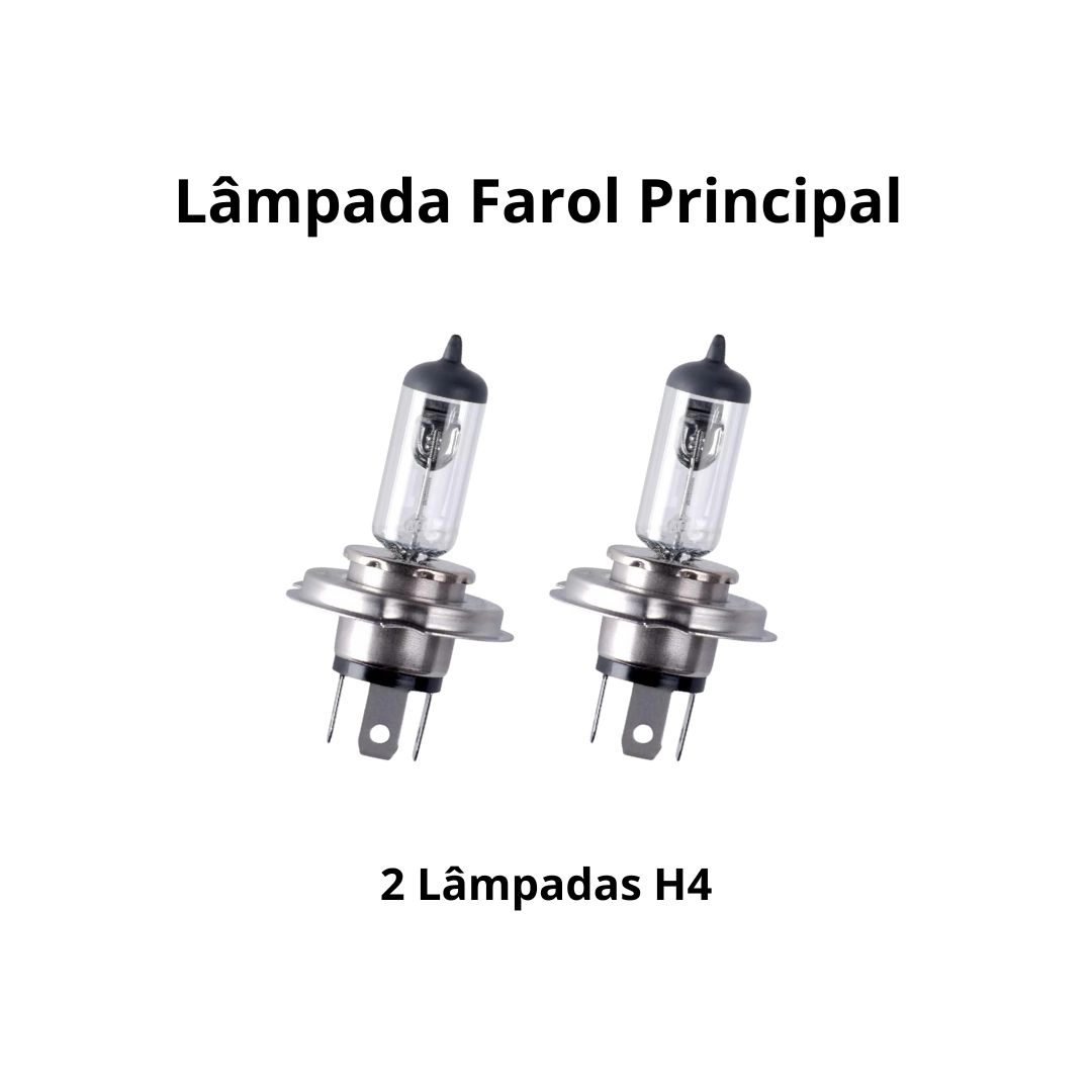 Kit Par Farol DRL LED Para Scania 112 113 + Lâmpadas Kit Par Farol DRL LED Para Scania 112 113 + Lâmpadas