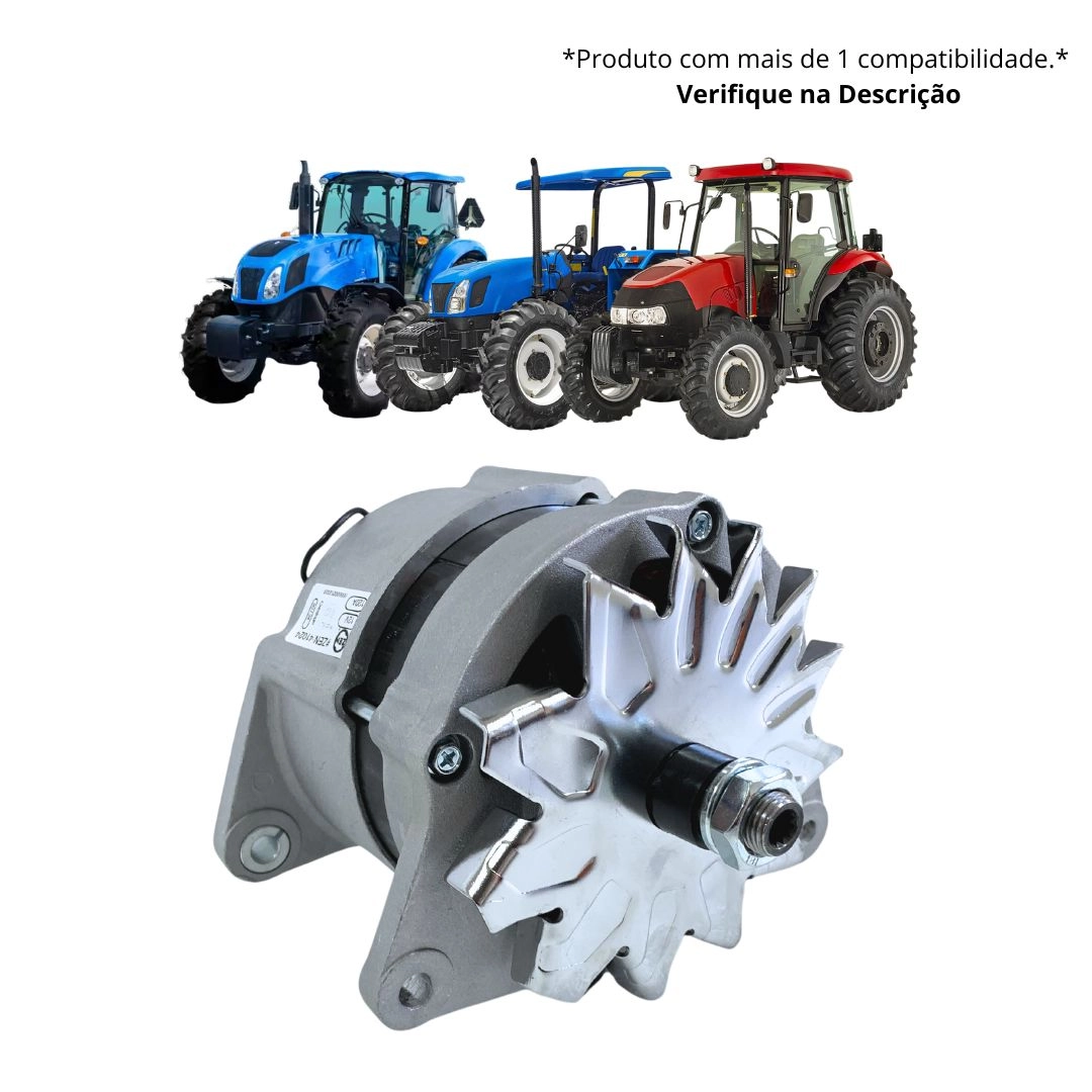 Alternador Trator Para New Holland Trator Case ZEN Z41024 Alternador Trator Para New Holland Trator Case ZEN Z41024