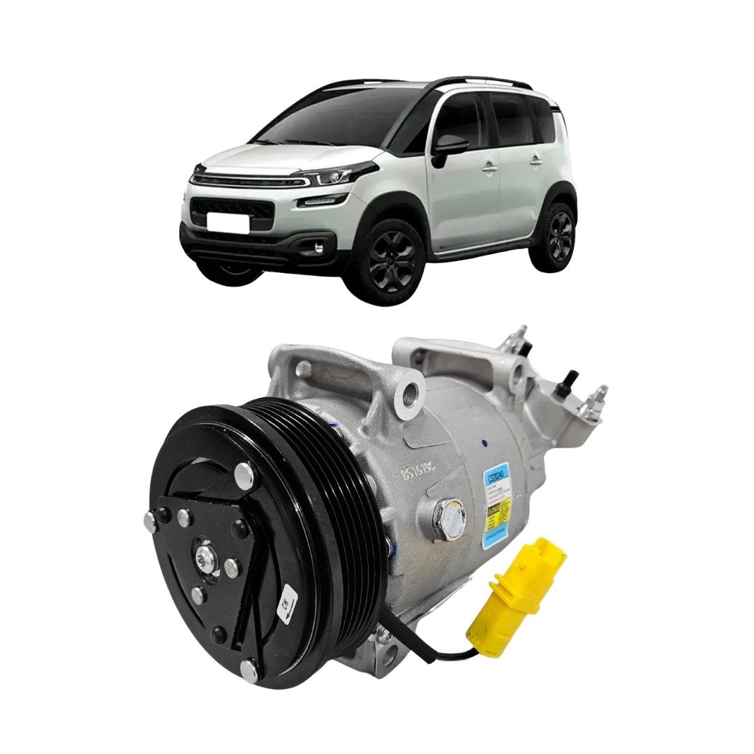 Compressor Ar Para Citroen AirCross 1.4 1.6 2009 a 2012 Citroen C3 1.4 1.6 2009 a 2012 Peugeot 207 2009 a 2012 Original 