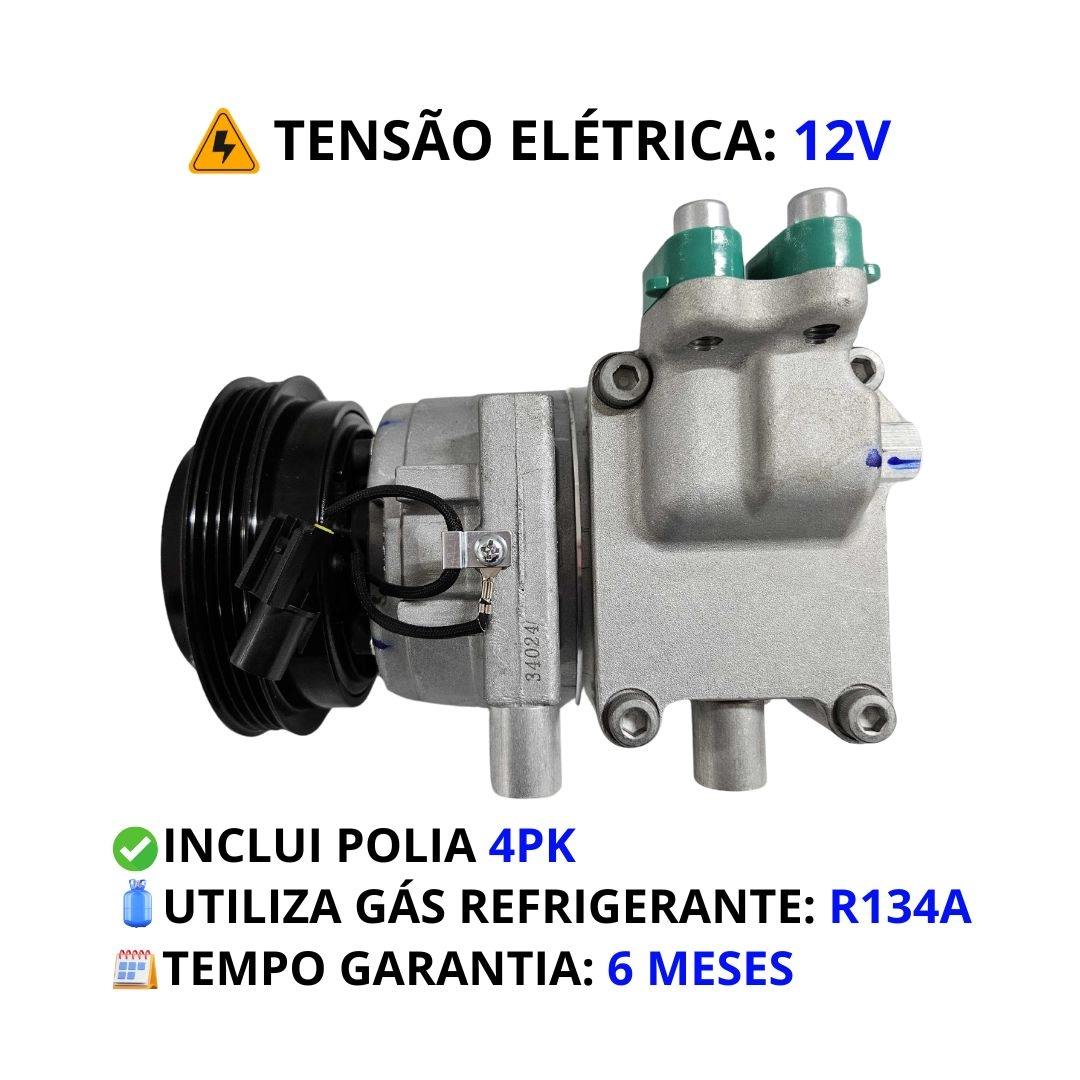 Compressor Ar Para Hyundai Tucson 2010 a 2013  977012E000 Delphi CS20413