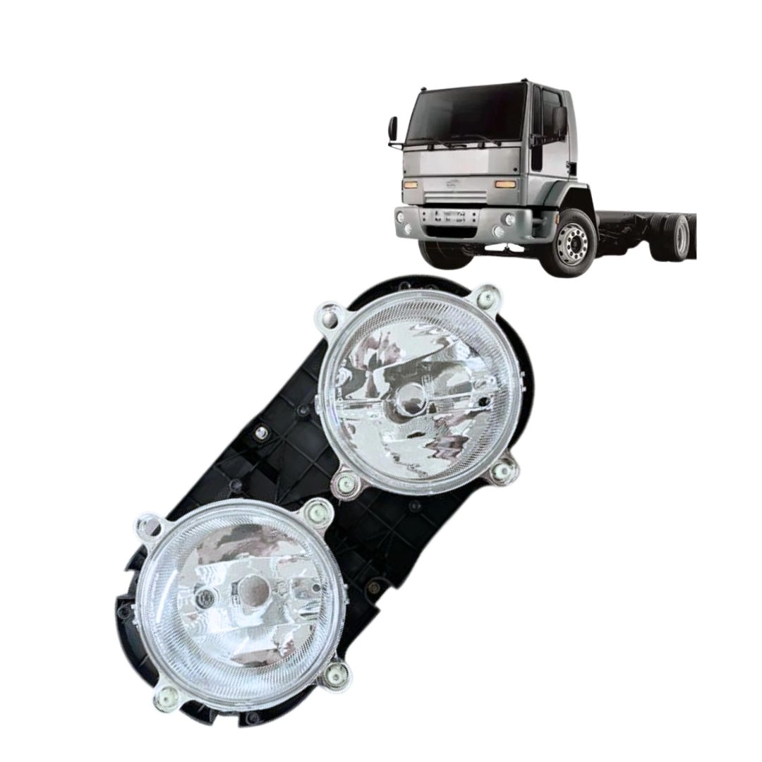 Farol Diagonal Dianteiro Duplo Para Caminhão Ford Cargo 2000 a 2006 Lado Direito Nino F162 Farol Diagonal Dianteiro Duplo Para Caminhão Ford Cargo 2000 a 2006 Lado Direito Nino F162