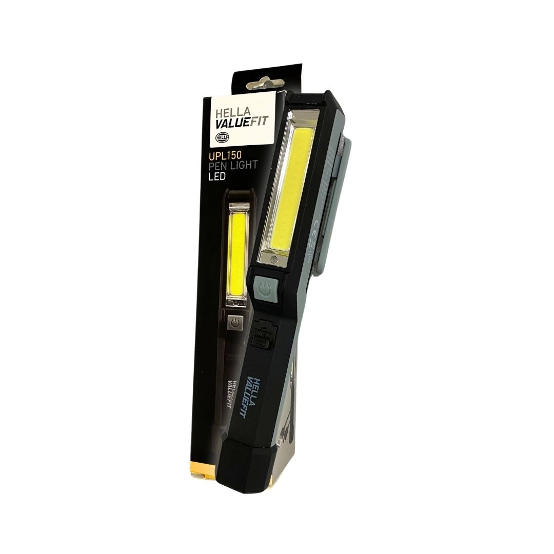 Lanterna Mão Led Pen Light Hella 17cm 2 Função Recarregável 
