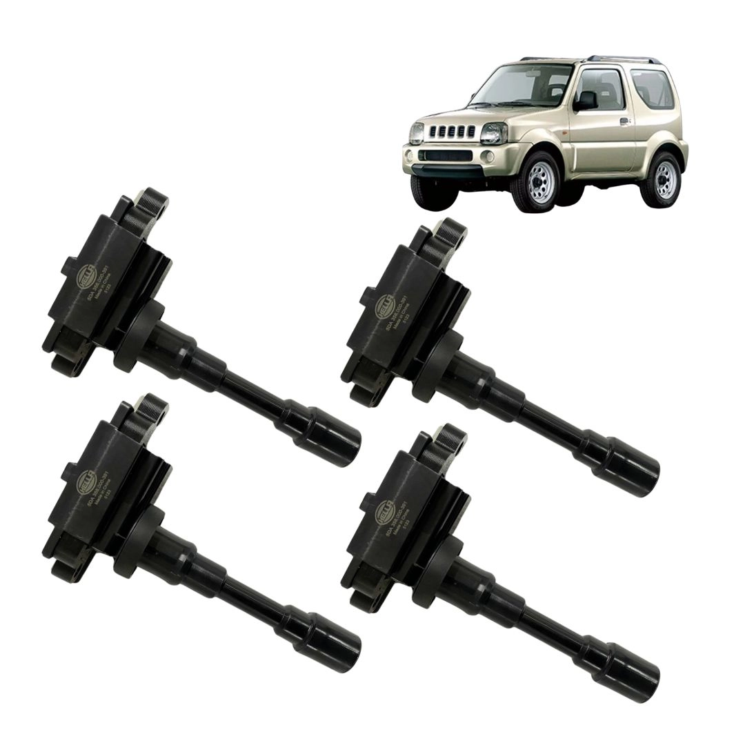 Kit 4 Bobina Ignição Para Suzuki Jimny 1.3 16V Após 98 Hella