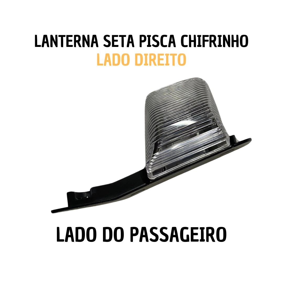 Par Lanterna Pisca Chifrinho Para Iveco Stralis Branca