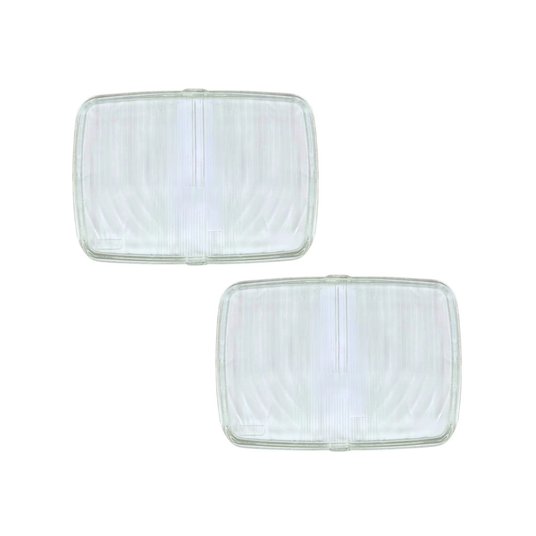 Par Lente Vidro Farol Principal Compatível MB 608 LD/LE