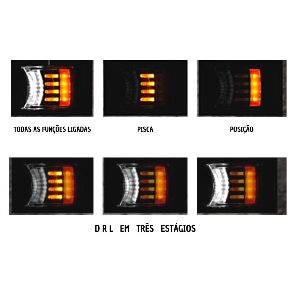 Par Lanterna Pisca ParaScania Serie 5 S4 S5 FULL Led