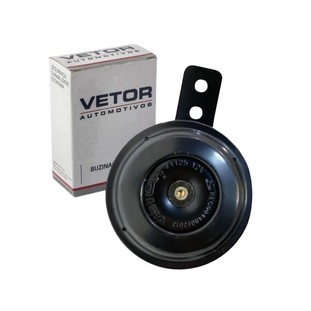 Buzina para Moto Universal 72mm 12V com Suporte 2 Terminais Buzina para Moto Universal 72mm 12V com Suporte 2 Terminais
