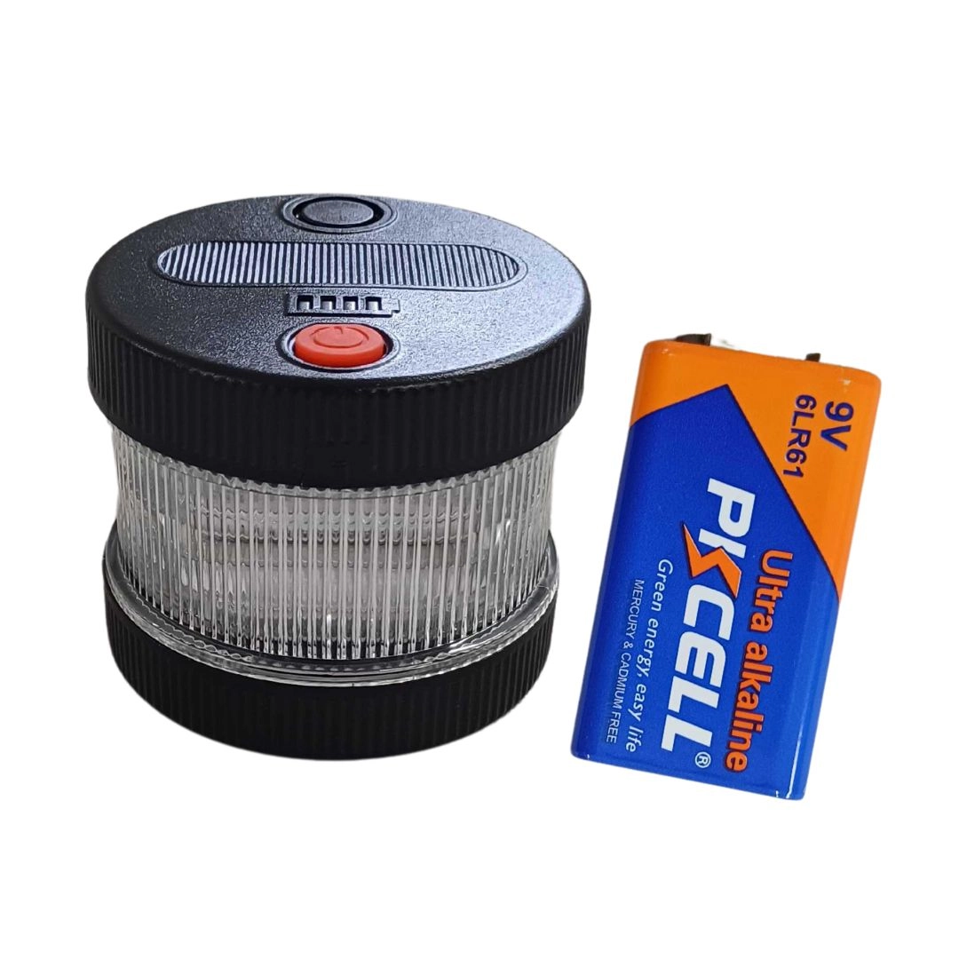 Luz Advertência Portátil Bateria 9v Magnética 28 Led DNI4075