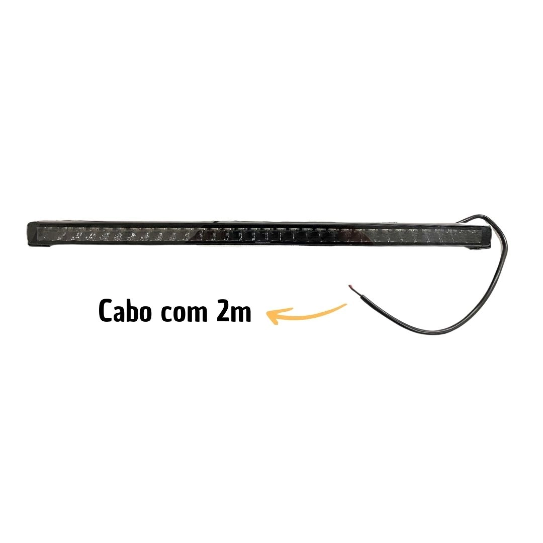 Barra Farol Auxiliar de LED Automotiva 32 Pol 80cm Hella Black Magic 165W 9000 Lúmens Multivolt 12V 24V Original 2XM3573 Barra Farol Auxiliar de LED Automotiva 32 Pol 80cm Hella Black Magic 165W 9000 Lúmens Multivolt 12V 24V Original 2XM3573
