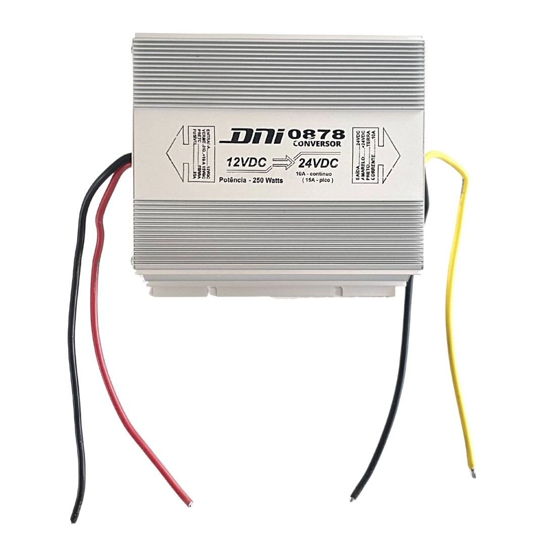 Conversor Elevador de Tensão de 12V para 24V 250W Inversor