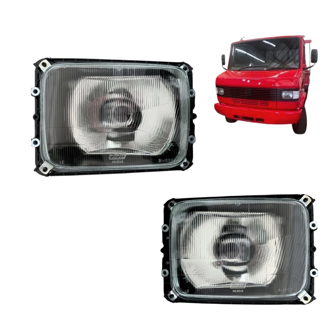 Par Farol Bicudinho Para Mercedes MB 709 710 712