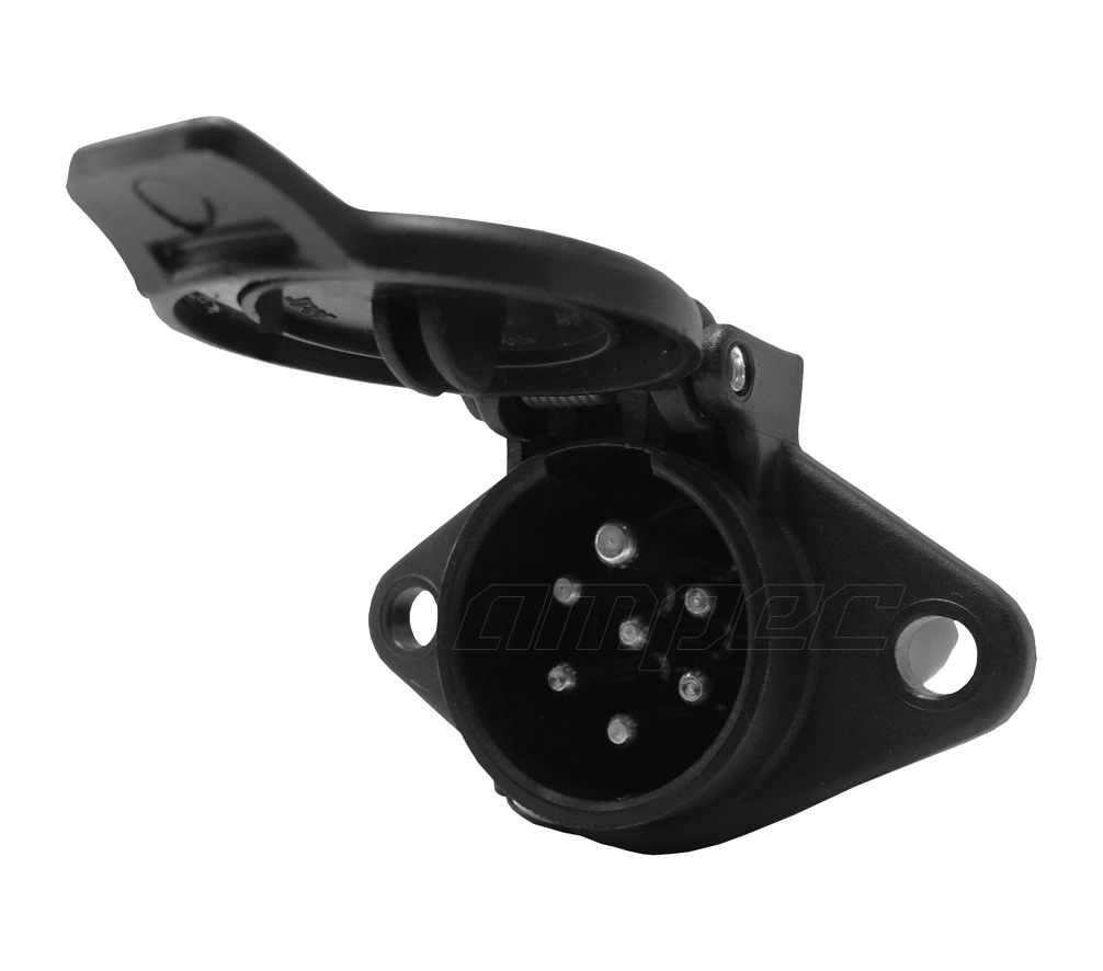 Par Tomada Eletrica Caminhao Carreta Macho Femea 7P Original Par Tomada Eletrica Caminhao Carreta Macho Femea 7P Original