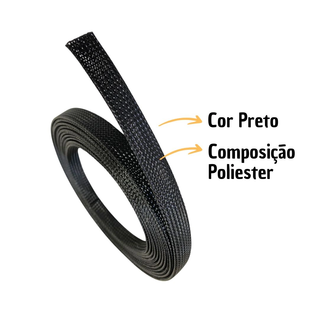 Kit 5 Malha Nautica Expansiva 10mm 5 metros AntiChama DNI Kit 5 Malha Nautica Expansiva 10mm 5 metros AntiChama DNI