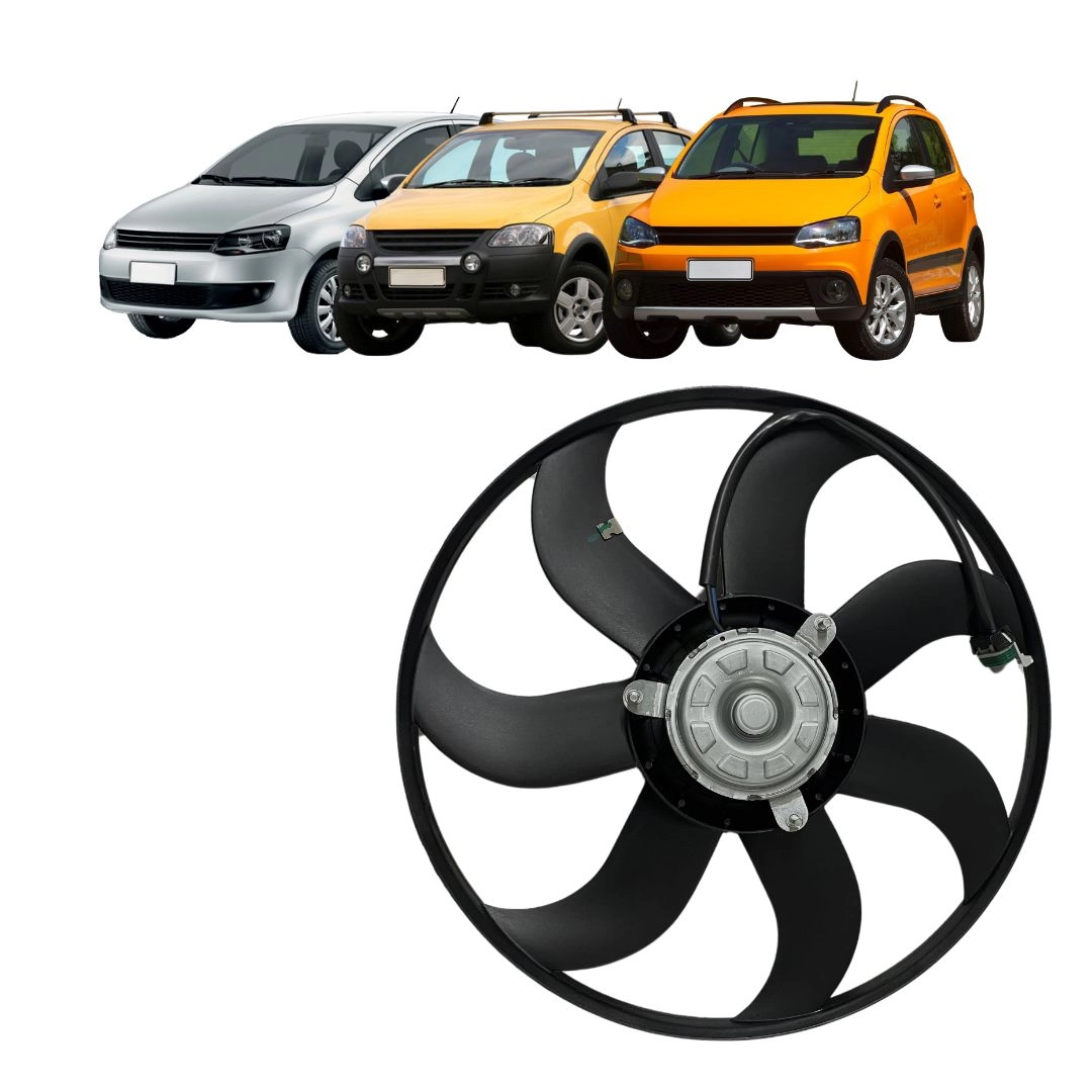 Ventoinha Radiador Para Fox 1.6 CrossFox 1.6 2007 a 2014