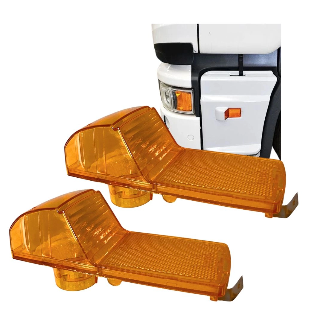 Par Lanterna Pisca Seta Lateral Estribo ParaScania S5 Par Lanterna Pisca Seta Lateral Estribo ParaScania S5
