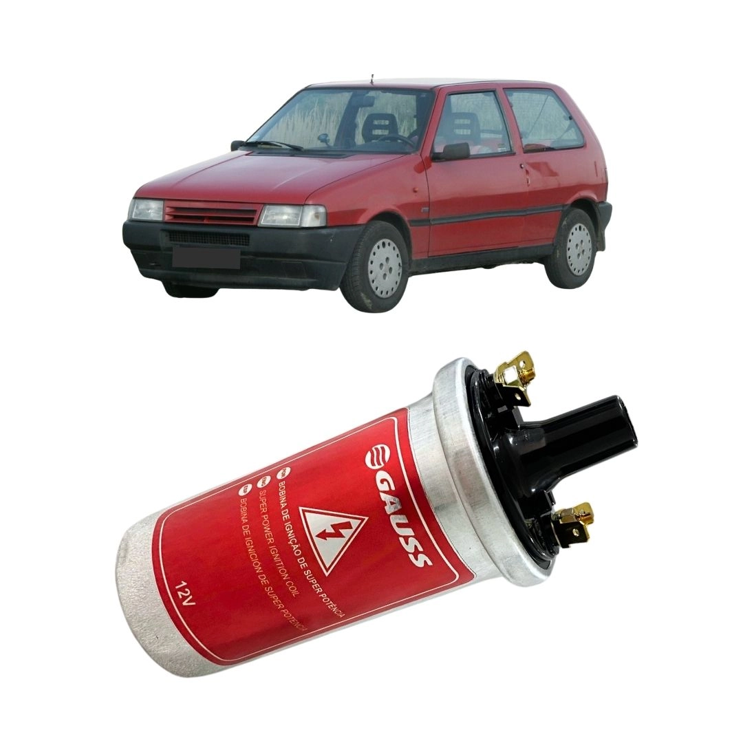 Bobina Ignição 12v Para Fiat Uno 1.3 1984 a 1991 0221119021