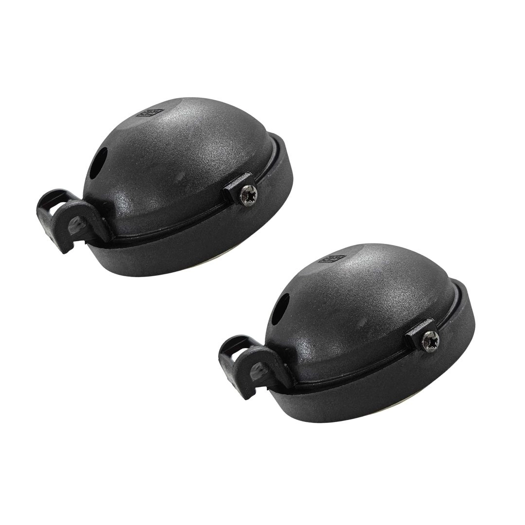 Par Farol Auxiliar Universal Sun Ray 85mm Vidro Amarelo